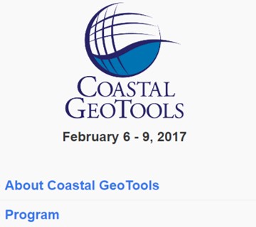 CRS back in action at Coastal GeoTools 2017!